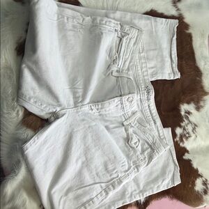 White Denim capri